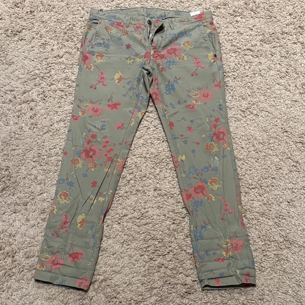 Mason’s Real thing Limited Edition Libertador Pure Cargo Pants Floral Print 36